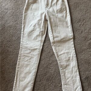 PacSun Women's Off-White Skinny Jeans